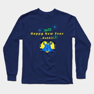 Happy new year rabbit Long Sleeve T-Shirt